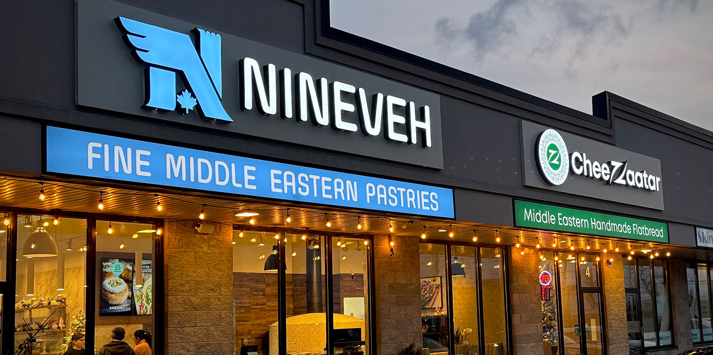 restaurant signage